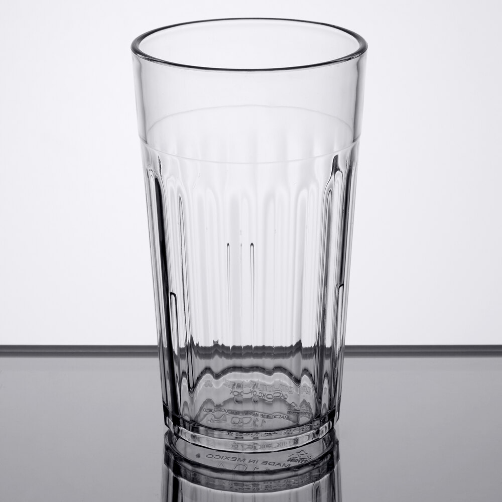 Carlisle 110407 Bistro 4 oz. Clear SAN Plastic Tumbler - 144/Case