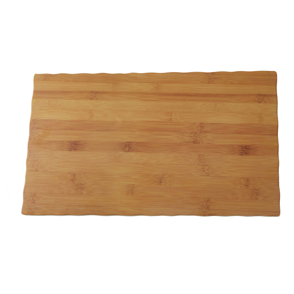American Metalcraft MPLB 20 7/8" x 12 1/2" Bamboo Melamine Serving Board
