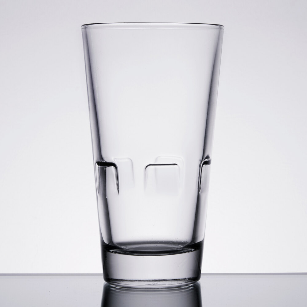 Libbey 15964 Optiva 12 oz. Customizable Stackable Beverage Glass - 12/Case