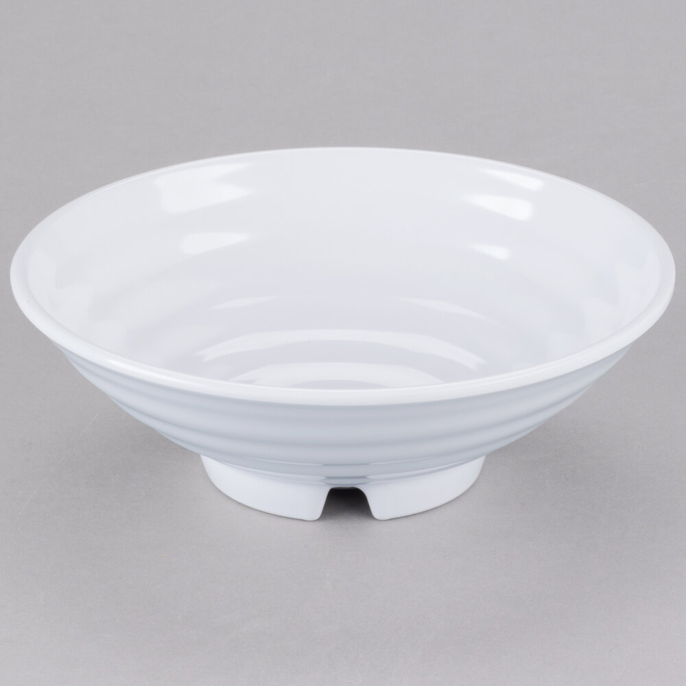 GET ML-77-W Milano White 24 oz. Round Bowl