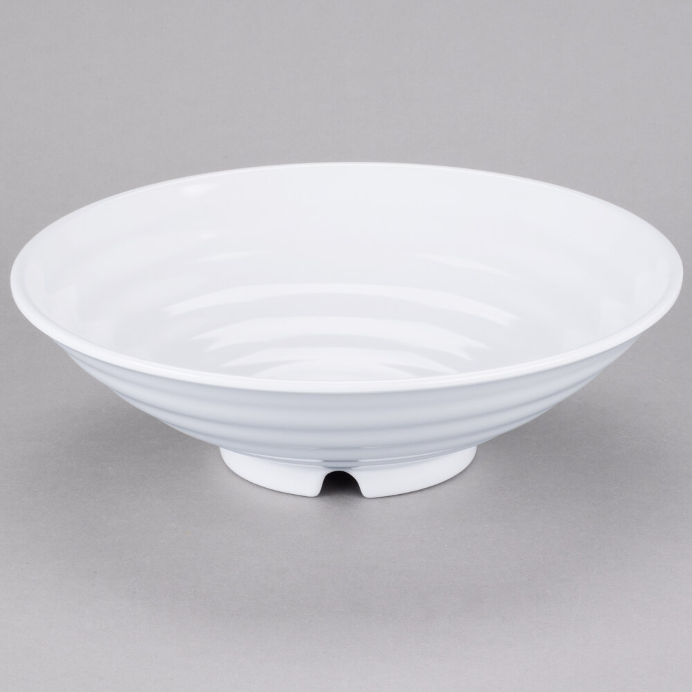 GET ML-79-W Milano White 1.5 Qt. Round Bowl