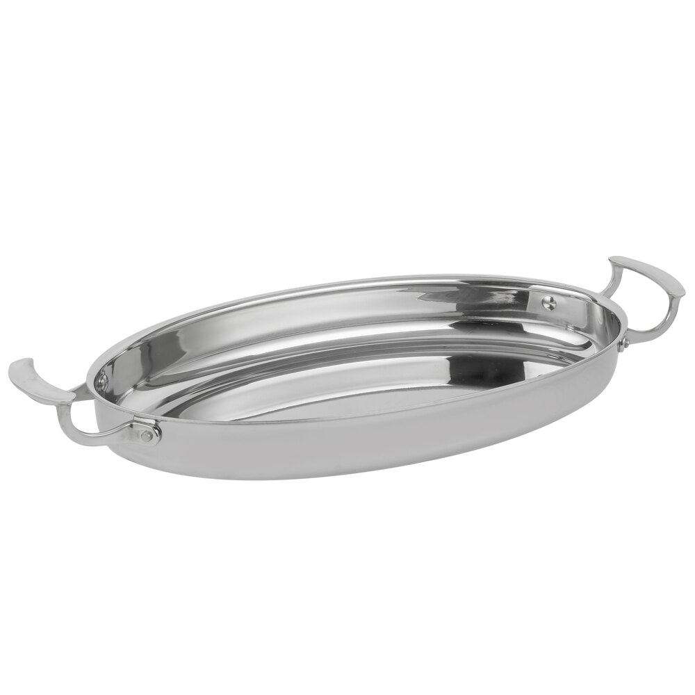 Vollrath 49442 Miramar® Display Cookware 3.75 Qt. Oval Au Gratin Dish