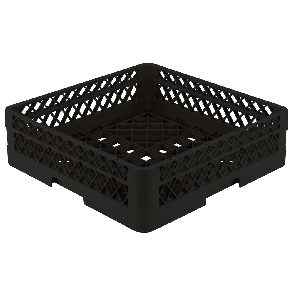 Vollrath TR1A Traex® Full-Size Black 5 1/2" Open Rack with 1 Extender