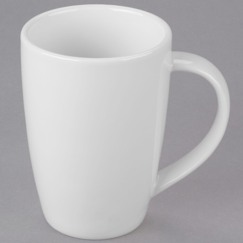 Libbey Slenda 9 oz. Royal Rideau White Porcelain Mug - 36/Case