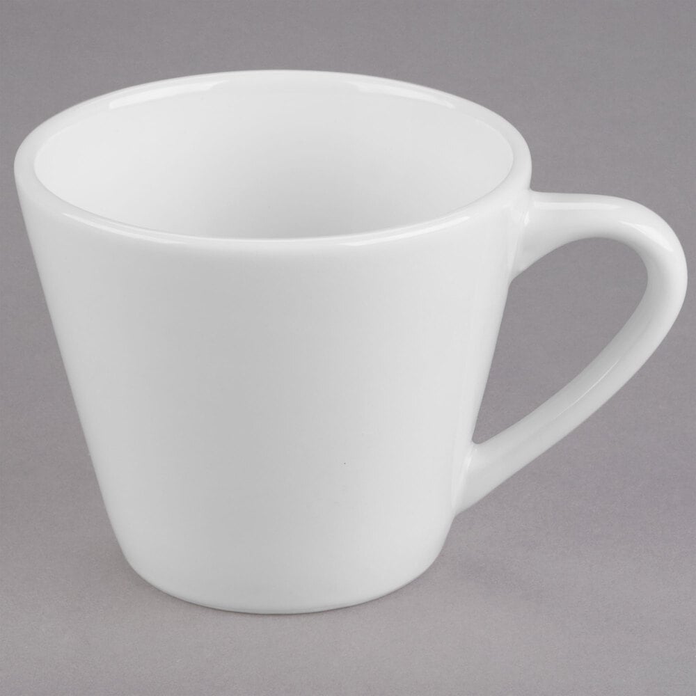 Libbey Slenda 7 oz. Royal Rideau White Porcelain Tea Cup - 36/Case