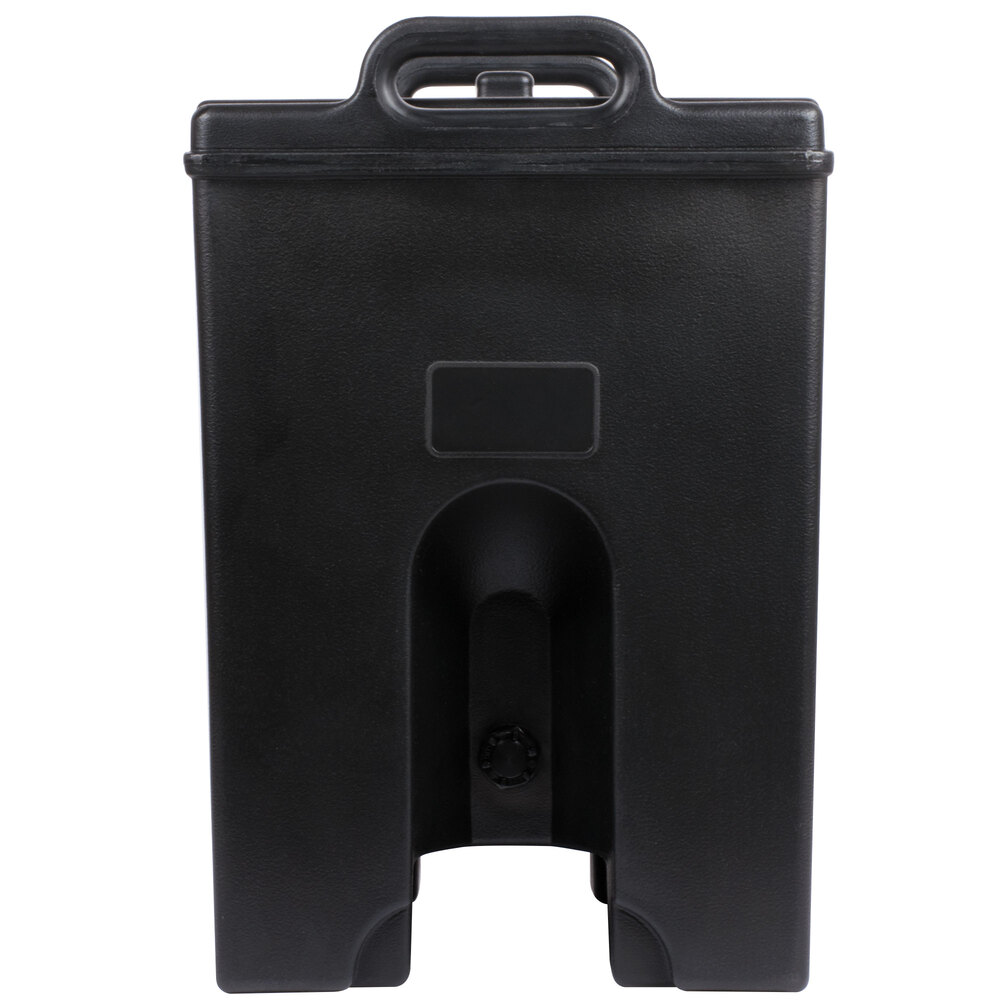 Cambro 250LCDPL110 Camtainer® 2.5 Gallon Black Insulated Soup Carrier