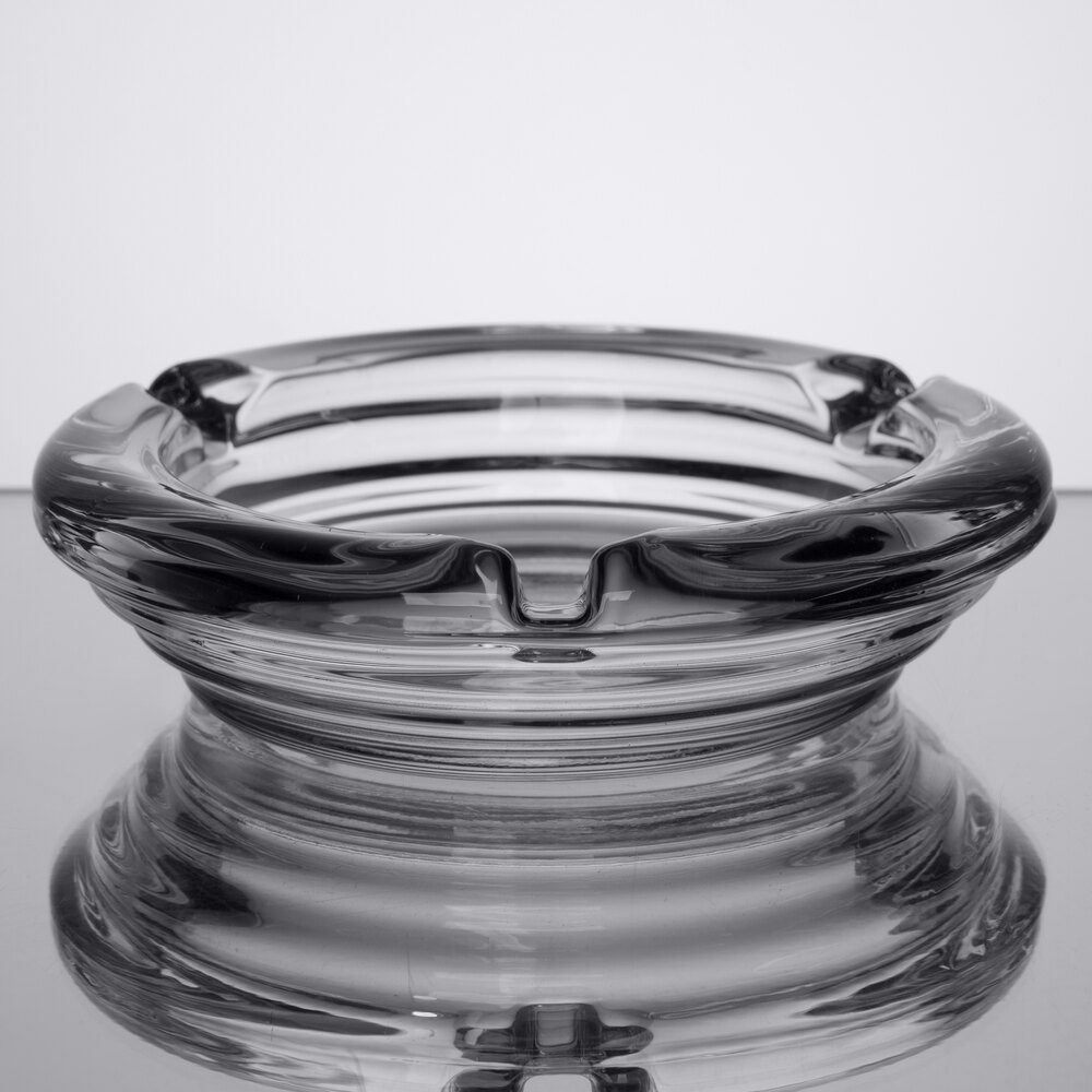 Anchor Hocking 148U 4 3/8" Round Snuffer Ashtray - 36/Case
