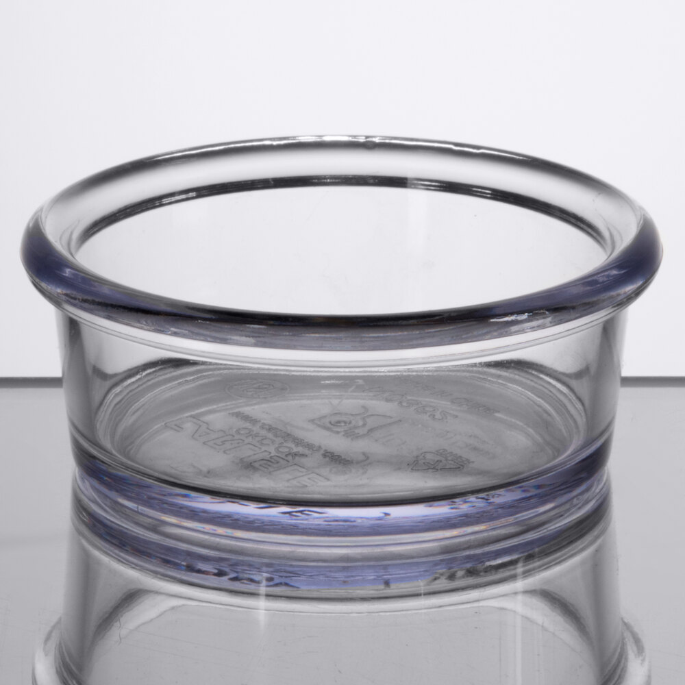 Carlisle 036207 Clear 2.5 oz. Plastic Ramekin - 48/Case