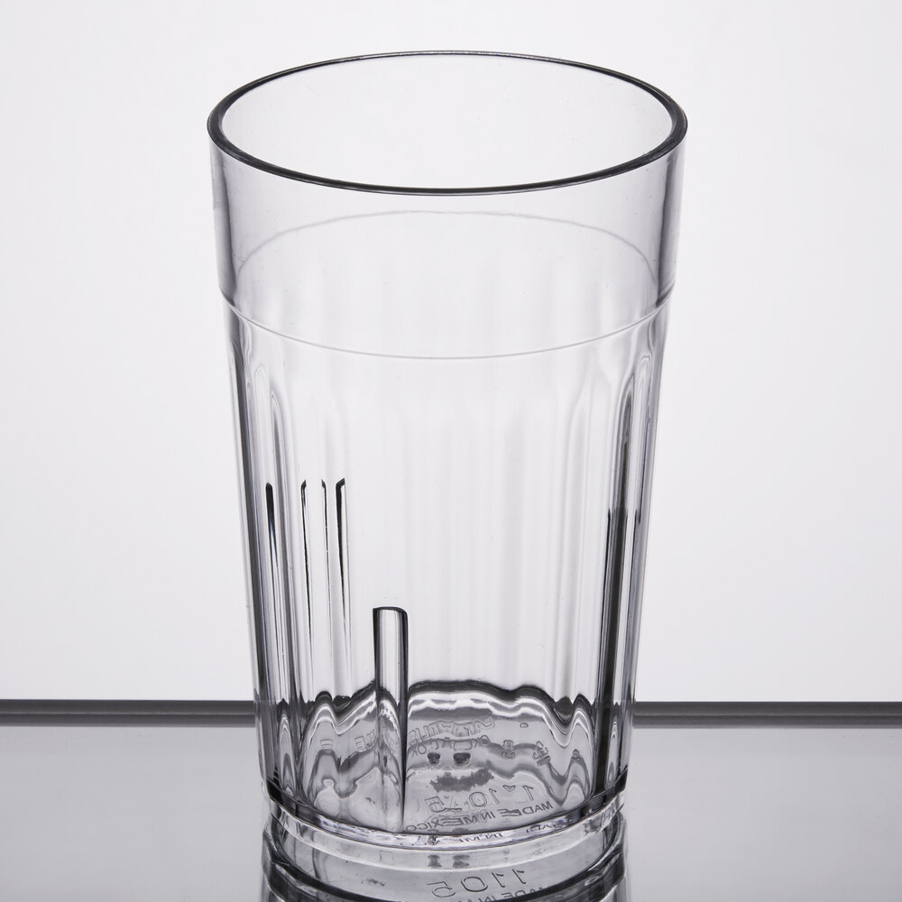 Carlisle 110507 Bistro 5 oz. Clear SAN Plastic Tumbler - 12/Case