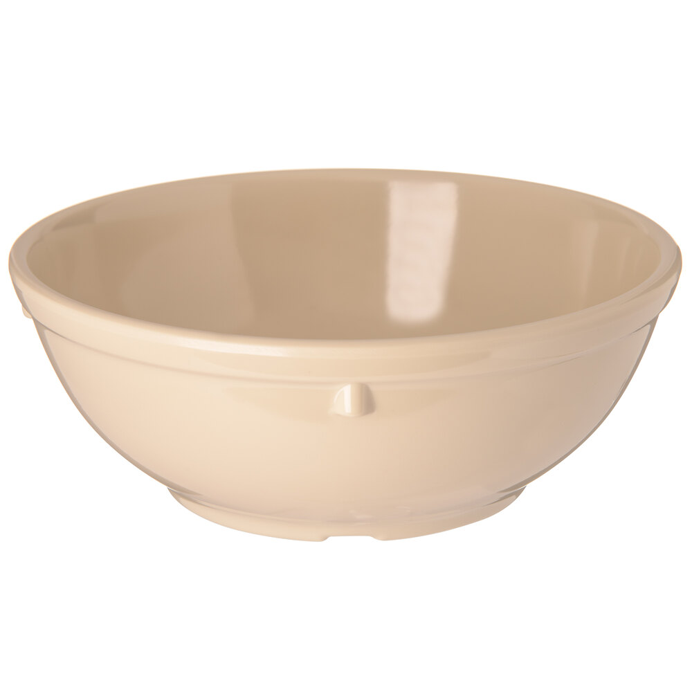 Carlisle 4352025 Dallas Ware 16 oz. Tan Nappie Bowl - 48/Case