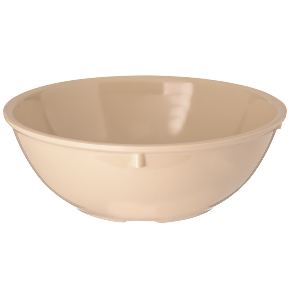 Carlisle 4352125 Dallas Ware 14 oz. Tan Nappie Bowl - 48/Case