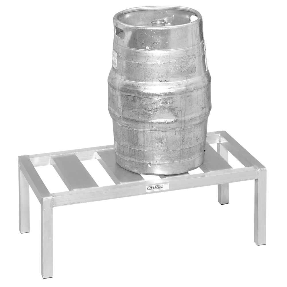 Channel KDR136 2 Keg Dunnage Rack - 36" x 18" x 12"
