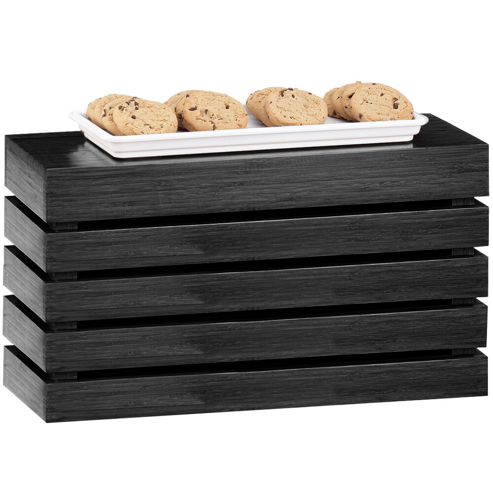 Cal-Mil 1943-11-96 Midnight Rectangle Crate Riser - 20" x 7" x 11"