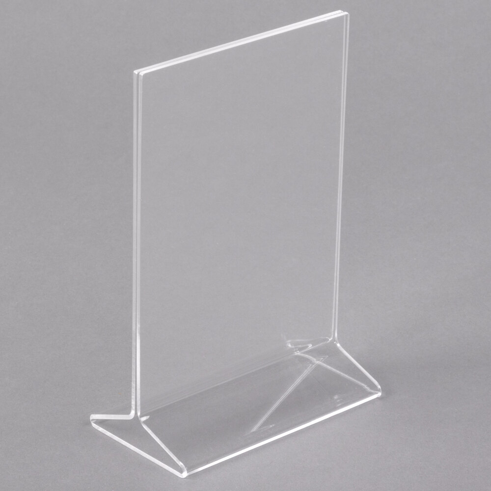 Cal-Mil 523 Classic Standard 4 1/2" x 6 1/2" Acrylic Displayette