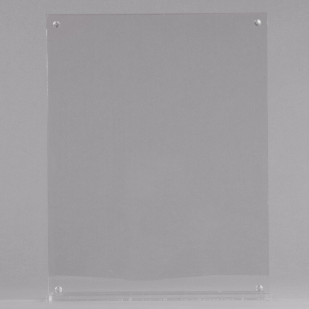 Cal-Mil 3567-811 Clear Card Holder - 8 1/2" x 11"