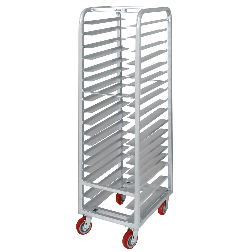 Channel AXD-UTR-18 18 Pan Heavy-Duty Aluminum Steam Table / Bun Pan Rack - Assembled