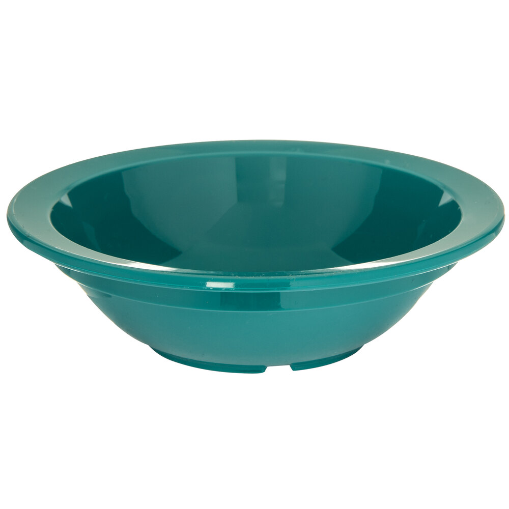 Carlisle PCD30515 Teal 5 oz. Polycarbonate Fruit / Monkey Dish - 48/Case