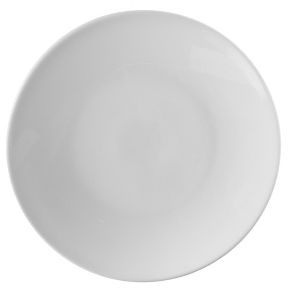 10 Strawberry Street CP0005 Classic Coupe 6 1/2" White Porcelain Bread and Butter Plate - 24/Case
