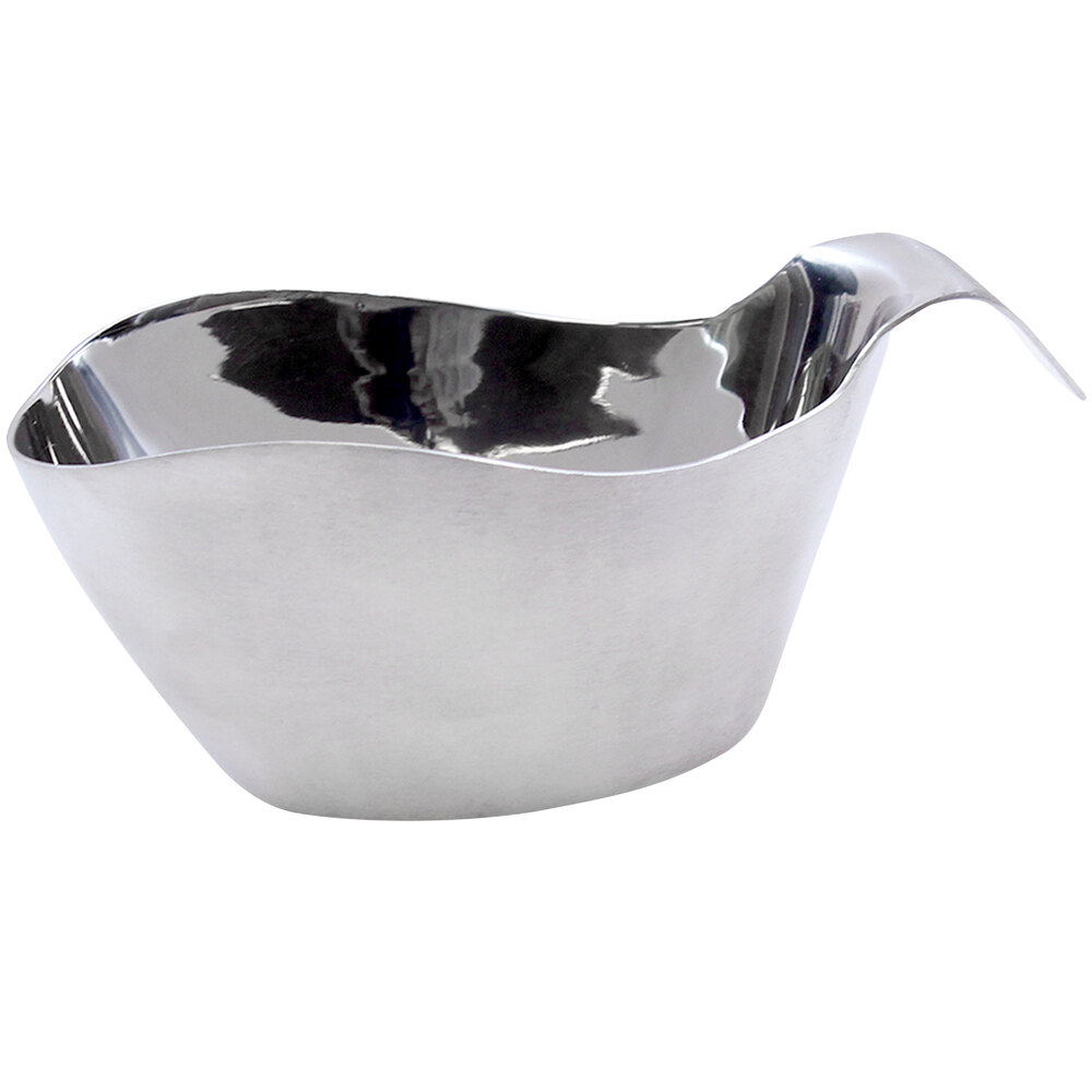 Tablecraft 9805 5 oz. Stainless Steel Gravy Boat