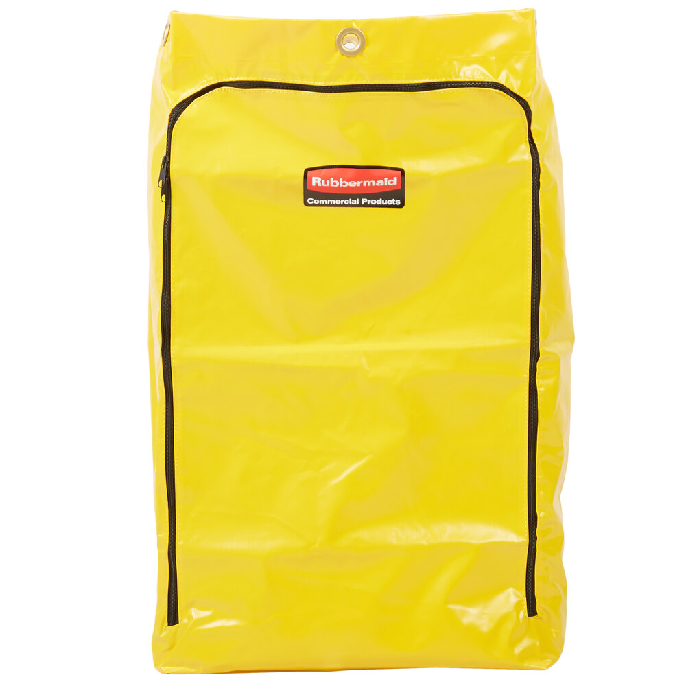 Rubbermaid® 1966719 24 Gallon Yellow Vinyl Janitor Cart Bag