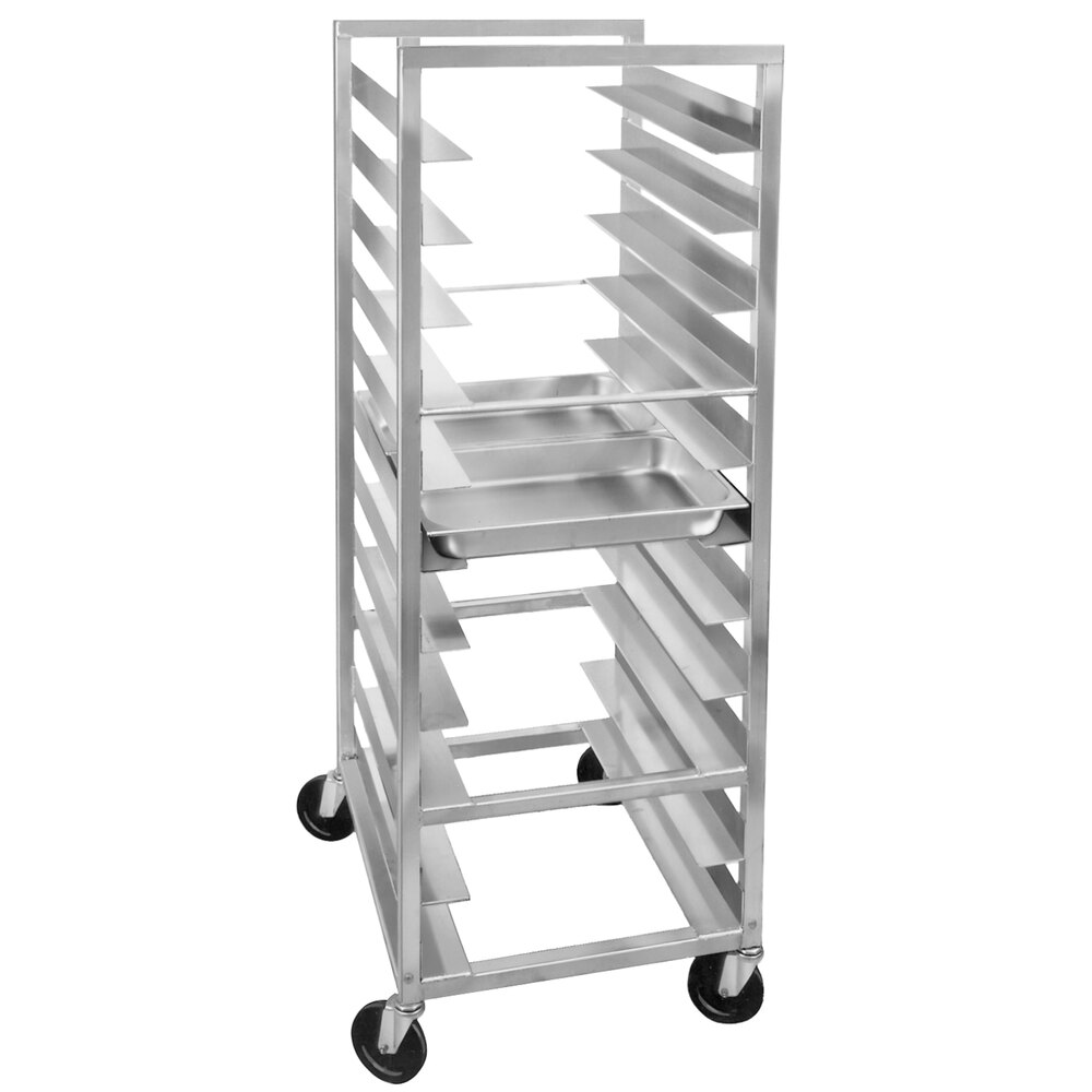 Channel STPR-56 22 Pan End Load Heavy-Duty Aluminum Steam Table Pan Rack - Assembled