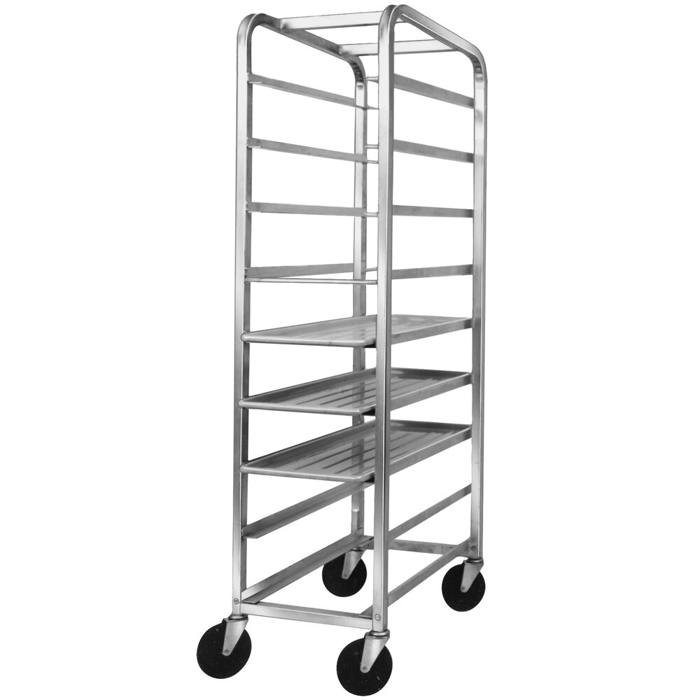 Channel 519SP6 Bottom Load Stainless Steel Platter Rack - 9 Shelf