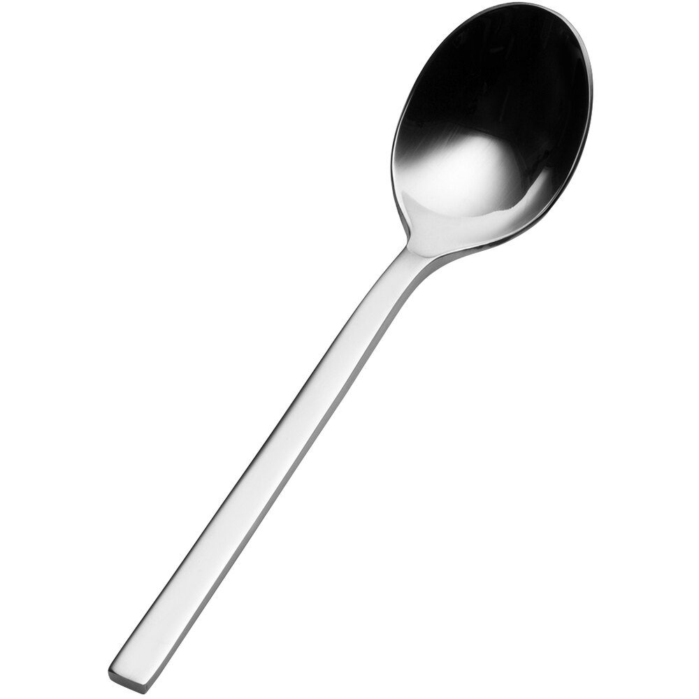 Bon Chef S3800 Milan 5 1/2" 18/10 Stainless Steel Extra Heavy Teaspoon - 12/Case