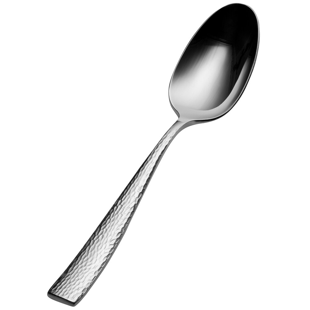Bon Chef S3904 Scarlett 8 1/2" 18/10 Stainless Steel Extra Heavy Tablespoon / Serving Spoon - 12/Case