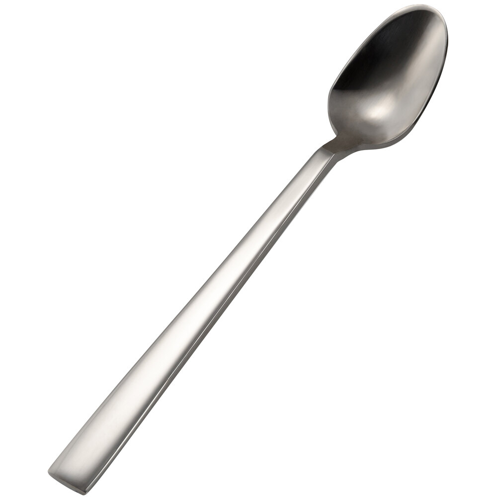 Bon Chef S3702 Roman 7 1/4" 18/10 Stainless Steel Extra Heavy Iced Tea Spoon - 12/Case
