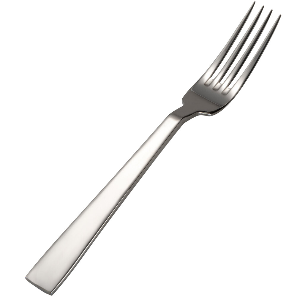 Bon Chef S3707 Roman 7 1/8" 18/10 Stainless Steel Extra Heavy Salad / Dessert Fork - 12/Case
