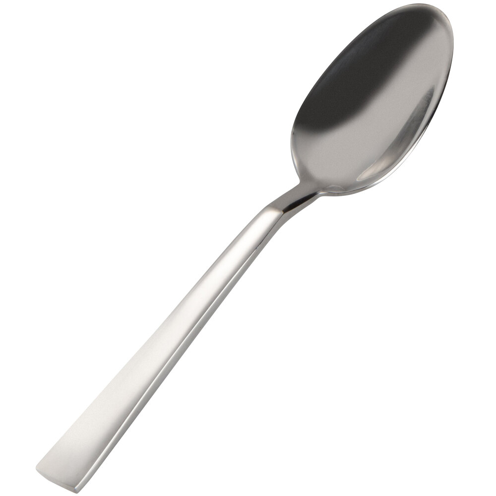 Bon Chef S3716 Roman 4 1/2" 18/10 Stainless Steel Extra Heavy Demitasse Spoon - 12/Case