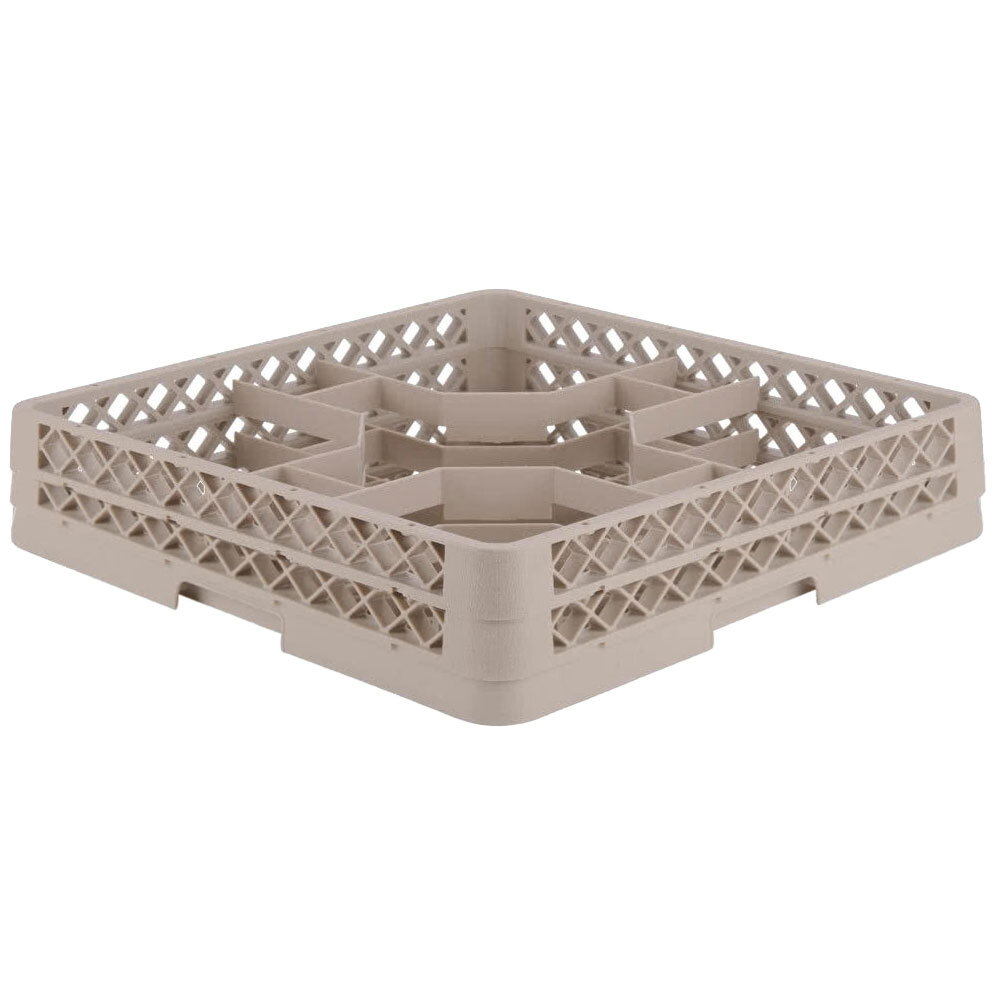 Vollrath TR13H Traex® Rack Max Full-Size Beige 30-Compartment 2 1/16" Glass Rack