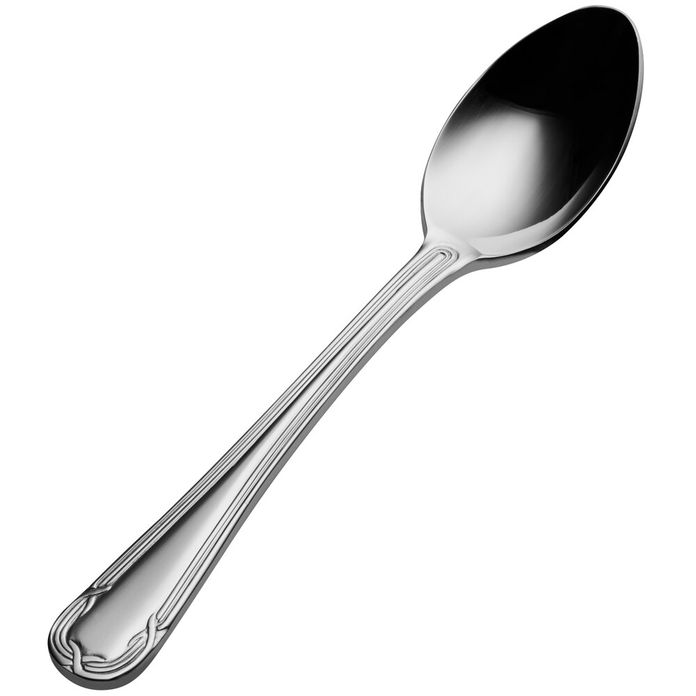 Bon Chef S800 Florence 6" 18/10 Stainless Steel Teaspoon - 12/Case