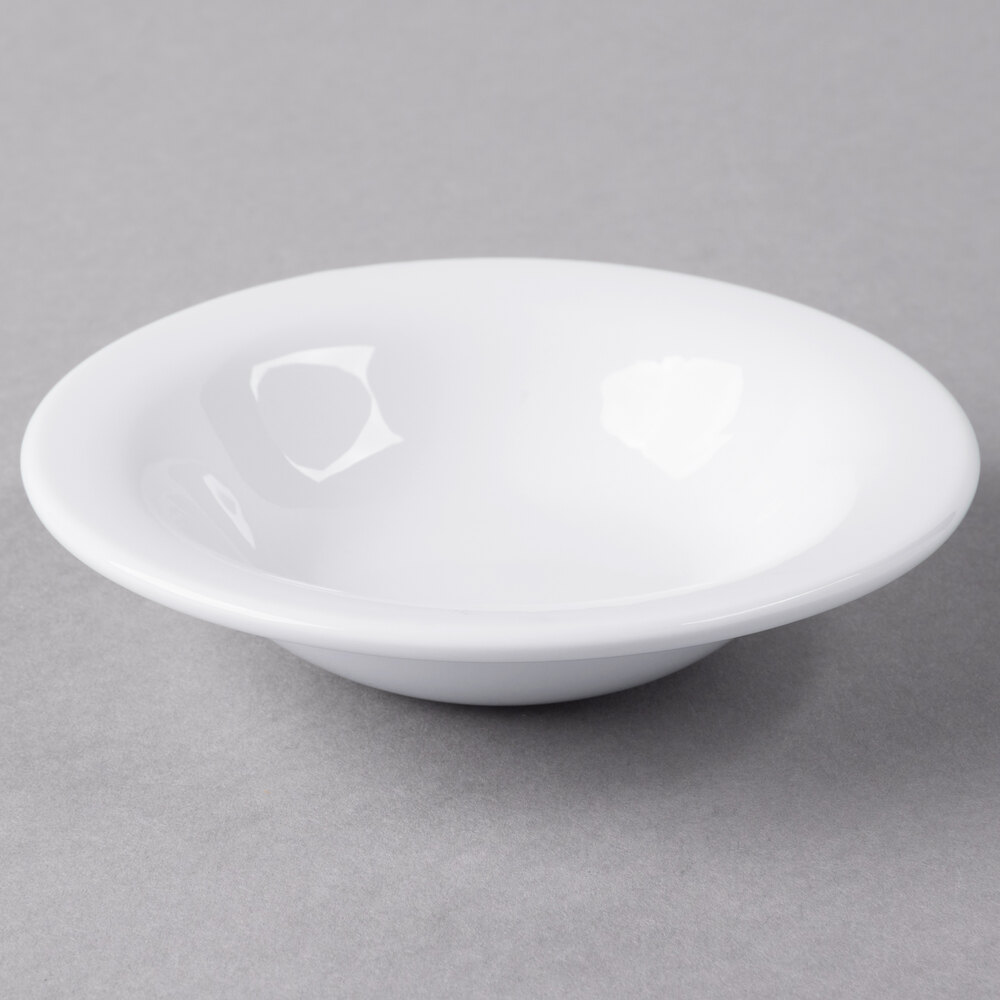 Libbey Slenda 4 oz. Royal Rideau White Round Porcelain Fruit Bowl - 36/Case