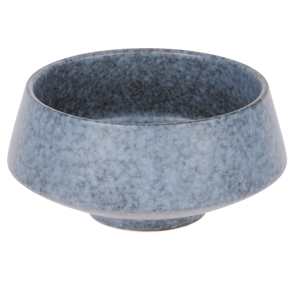 10 Strawberry Street BISEKI-11 Biseki 20 oz. Blue Stoneware Demi Bowl - 12/Case