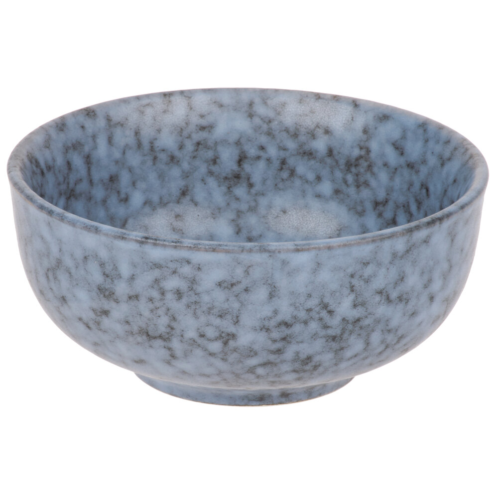 10 Strawberry Street BISEKI-7RD Biseki 16 oz. Blue Stoneware Cereal Bowl - 24/Case