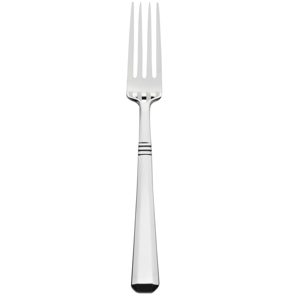 Bon Chef S3406 Cordoba 8 3/16" 18/10 Stainless Steel European Size Dinner Fork - 12/Case