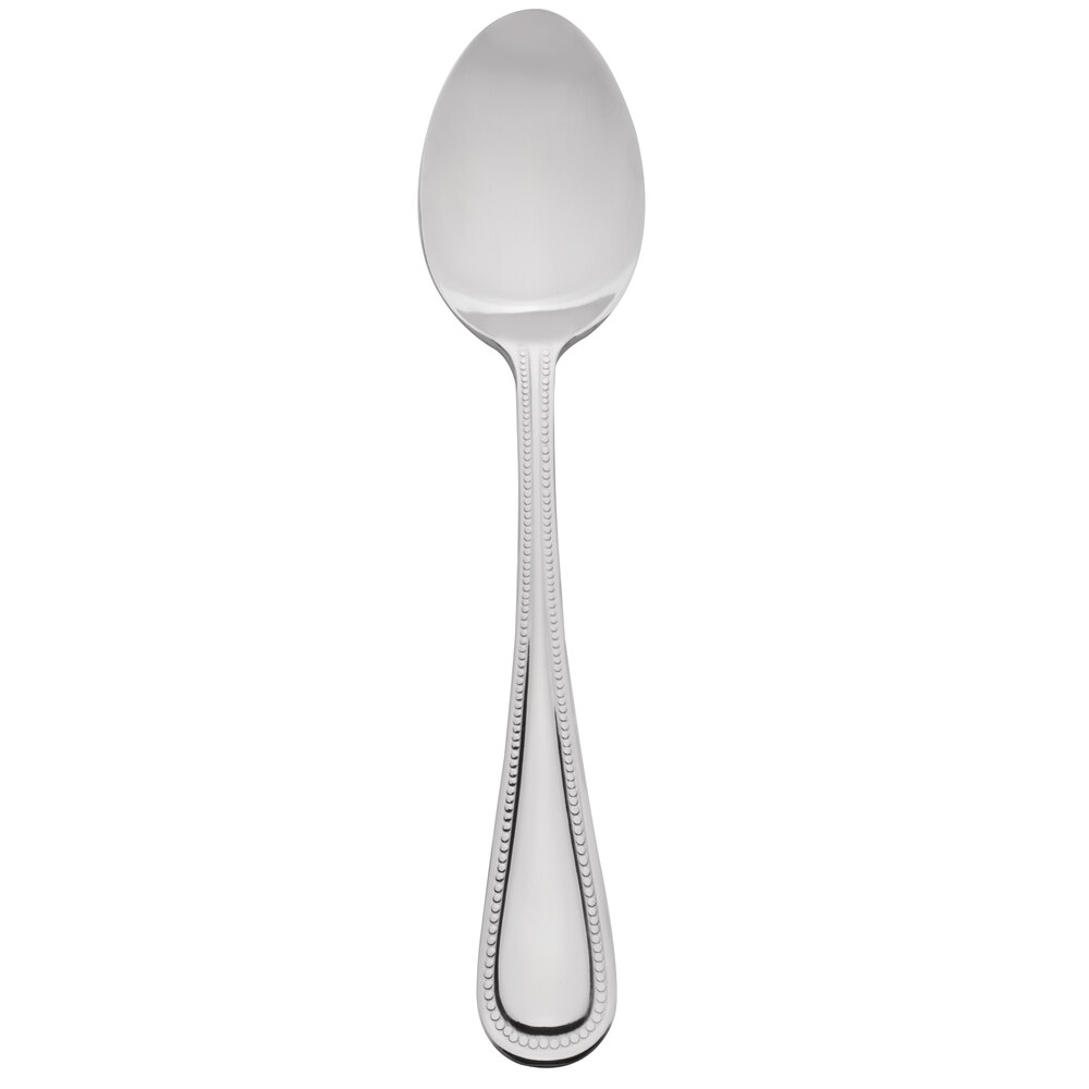 10 Strawberry Street PRL-TS Pearl 6 3/4" 18/0 Stainless Steel Heavy Weight Teaspoon - 12/Case