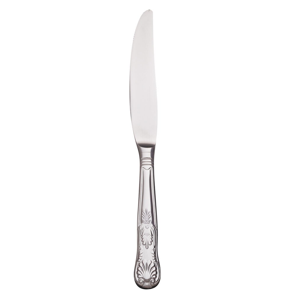 Libbey 244 554 Kings 7 1/4" 18/0 Stainless Steel Heavy Weight Bread and Butter Knife - 36/Case