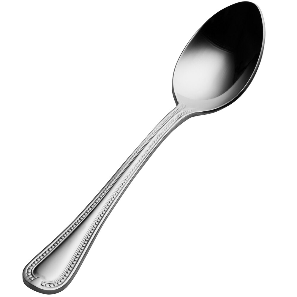 Bon Chef S700 Bolero 5 15/16" 18/10 Extra Heavy Weight Stainless Steel Teaspoon - 12/Case
