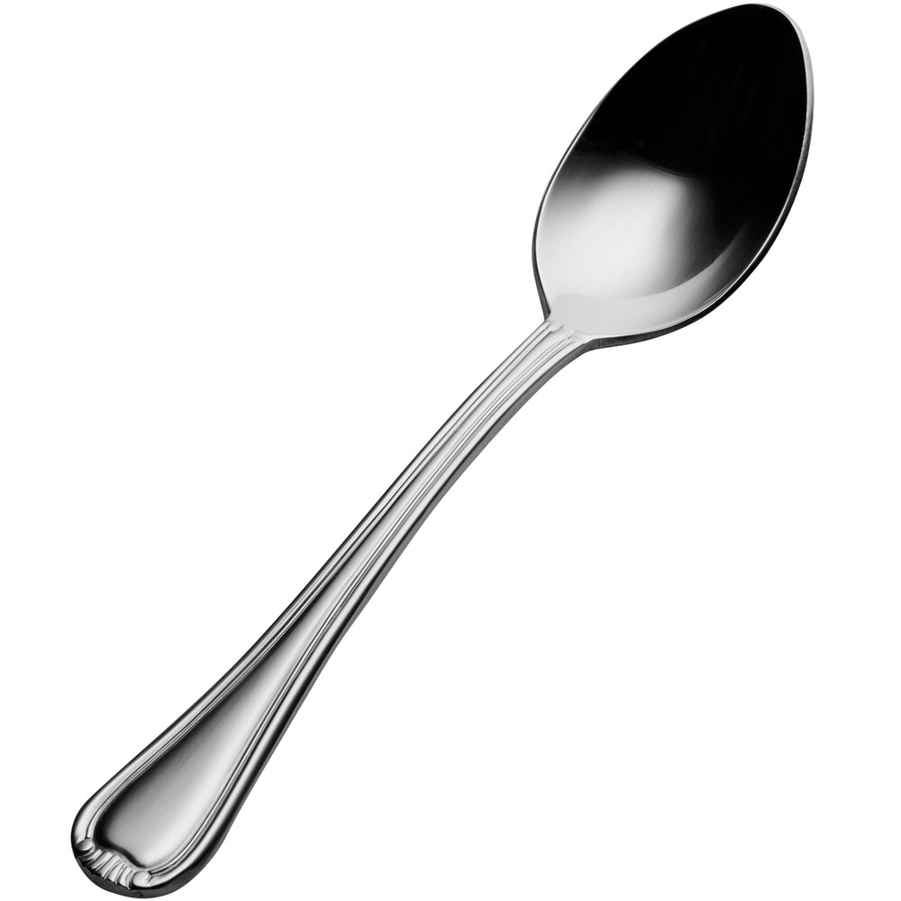 Bon Chef S900 Renoir 5 15/16" 18/10 Extra Heavy Weight Stainless Steel Teaspoon - 12/Case