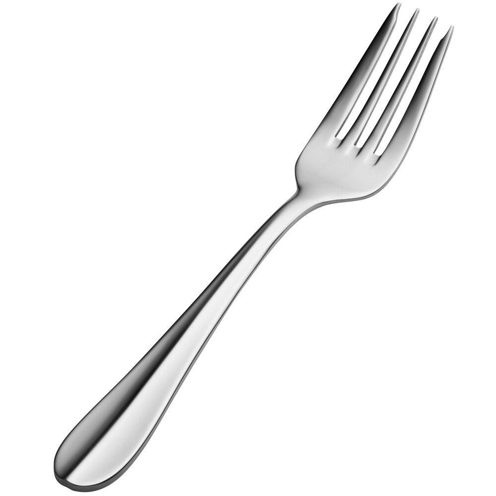 Bon Chef SBS107 Monroe 7" 18/0 Extra Heavy Weight Bonsteel Salad/Dessert Fork - 12/Case