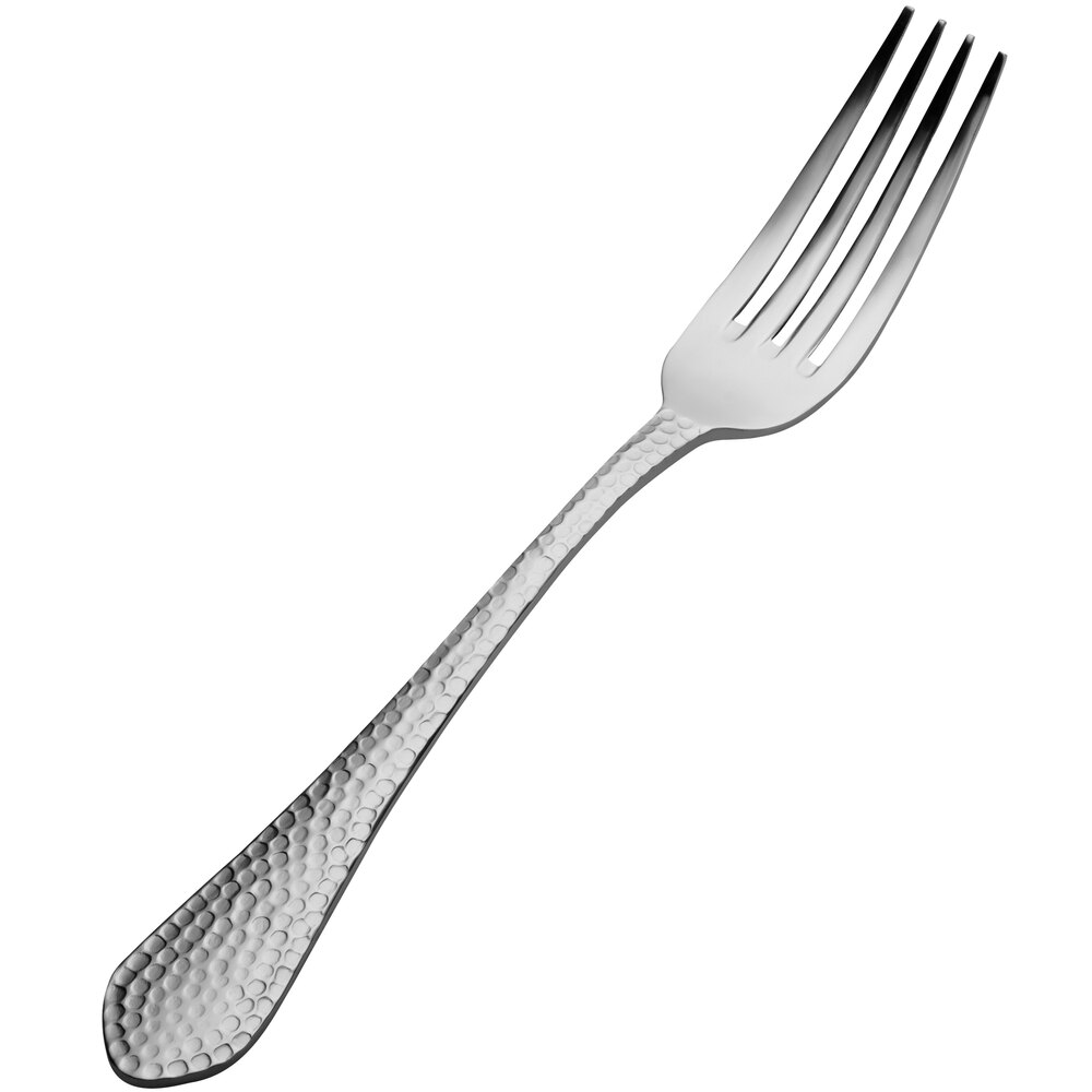 Bon Chef SBS1206 Reflections 8 5/8" 18/0 Extra Heavy Weight Bonsteel Dinner Fork - 12/Case