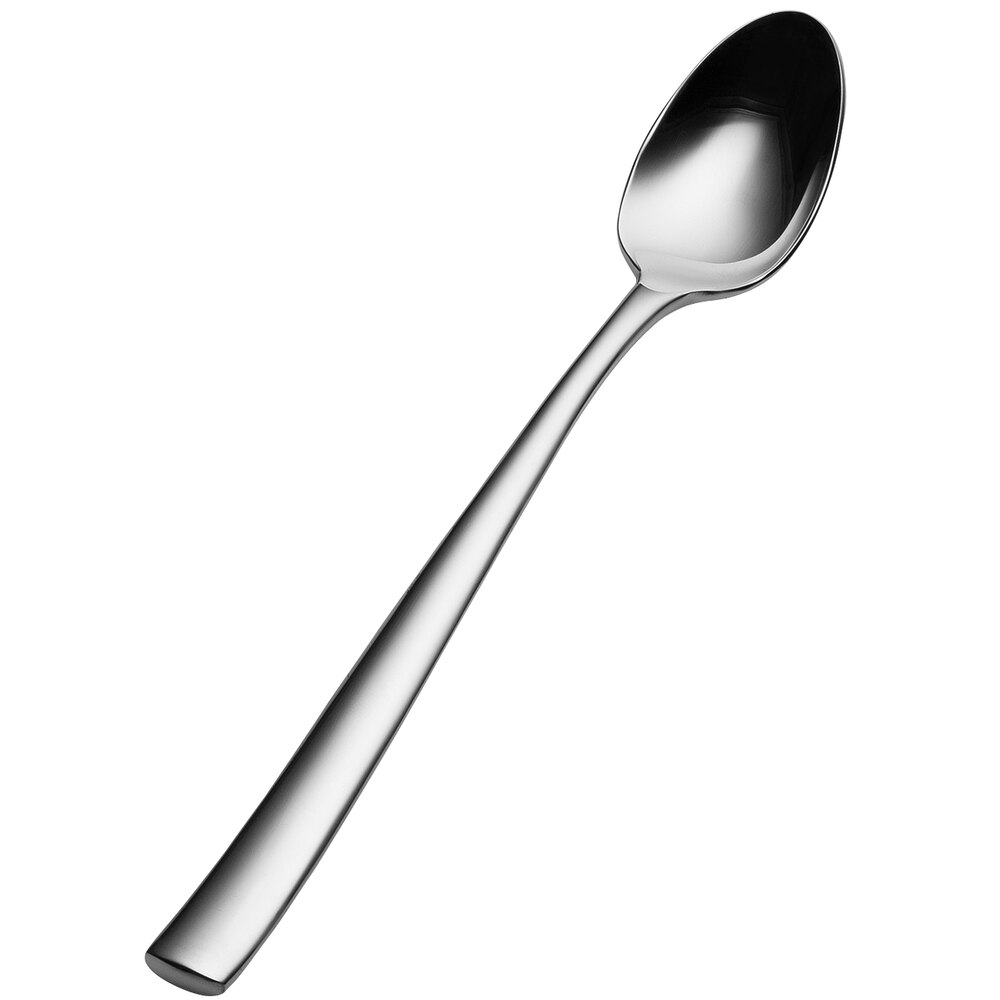 Bon Chef SBS3002 Manhattan 8" 18/0 Extra Heavy Weight Bonsteel Iced Tea Spoon - 12/Case
