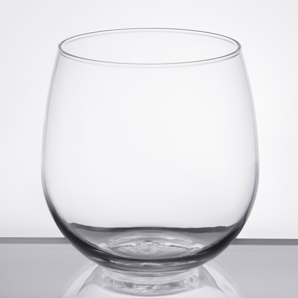 Libbey 222 Customizable 16.75 oz. Stemless Red Wine Glass - 12/Case