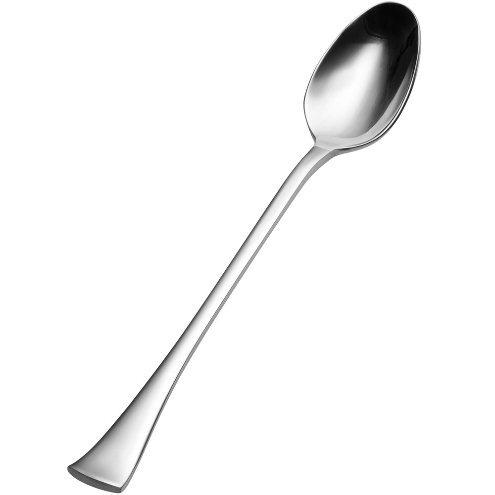 Bon Chef SBS3202 Aspen 8" 18/0 Extra Heavy Weight Bonsteel Iced Tea Spoon - 12/Case