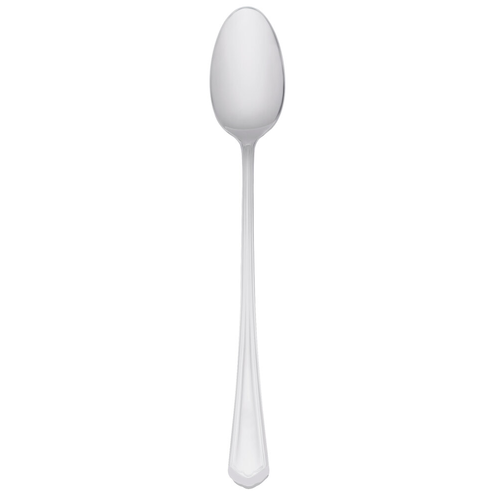 Libbey 256 021 Cortland 7 1/2" 18/0 Stainless Steel Heavy Weight Iced Tea Spoon - 36/Case