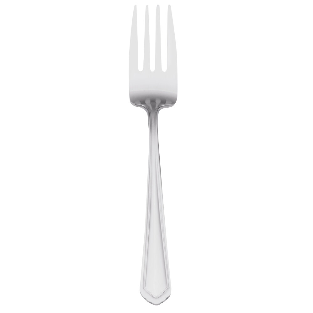 Libbey 256 038 Cortland 6" 18/0 Stainless Steel Heavy Weight Salad Fork - 36/Case