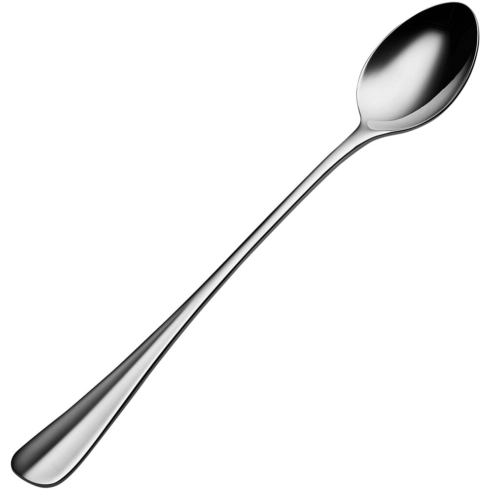 Bon Chef SBS1102 Chambers 7 7/16" 18/0 Extra Heavy Weight Bonsteel Iced Teaspoon - 12/Case