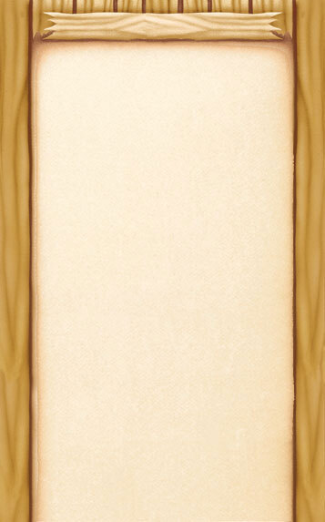 Choice 8 1/2" x 14" Menu Paper - Southwest Themed Saloon Design Middle Insert - 100/Pack